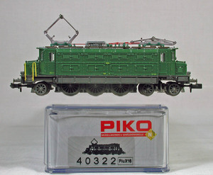 PIKO #40322 ＳＢＢ（スイス国鉄） Ａｅ３／６ I型 電気機関車　（グリーン）