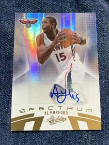 PANINI★2010-11 ABSOLUTE MEMORABILIA★Al Horford★オートカード★Auto