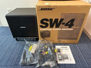 管理番号M275【直接引取り限定】動作確認OK 美品 BOSE SW-4 ボーズ ウーファー リモコン付き 音響機器 現状品