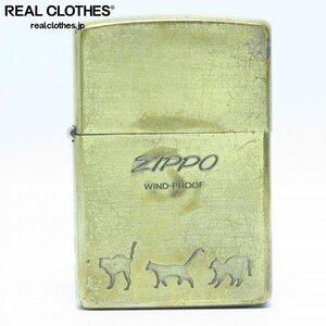 ZIPPO ジッポー CAT/猫 WINDPROOF/ウィンドプルーフ/96年製 /UPK