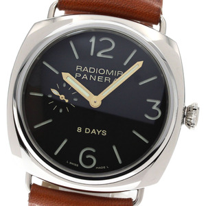 パネライ PANERAI PAM00190 ラジオミール 8DAYS 手巻き メンズ 良品 箱・保証書付き_847596