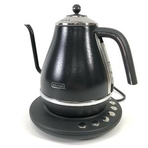 DeLonghi デロンギ アイコナ 温度設定付き 電気カフェケトル KBOE1230J-GY 1.0L 24d菊TK