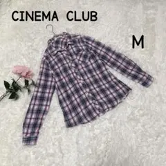 CINEMA CLUB シネマクラブ チェック シャツ（M）コットン 古着