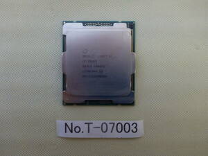 管理番号　T-07003 / INTEL / CPU / Core i7-7820X / LGA2066 / BIOS起動確認済み / ゆうパケット発送 / ジャンク扱い