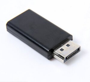 【vaps_6】Displayport-HDMI 変換アダプター v1.1 DisplayPortオス-HDMIメス 送込