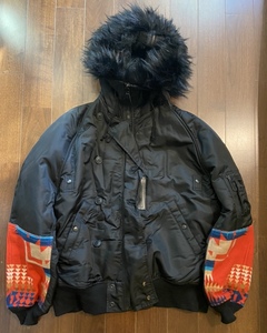 USED 中古 美品 Mサイズ COMME des GARCONS JUNYA WATANABE MAN × PANDELTON N-2B フライトジャケット ジャミロクワイ ペンドルトン