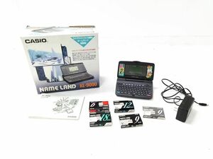 □動作品 CASIO カシオ NAME LAND ネームランド KL-9000 ラベルプリンター テープ 説明書 元箱付 0831-76 @80□