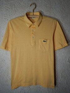 to3646　CHEMISE　LACOSTE　ラコステ　文字ワニ　レトロ　vintage　ビンテージ　半袖　ポロシャツ　人気　送料格安