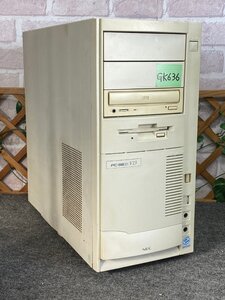 【送140サイズ】NEC　PC-9821V13/M7D2　Pentium-133MHz/MEM15.6MB/HDD欠 FDDよりDOS起動OK CDドライブ未チェック