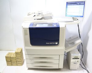 西P☆FUJI Xerox 富士ゼロックス Docu Color カラー複合機 1450GA / PX140 Print Server L / 純正トナー7本セット 取説付き★3P-062