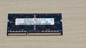 ※ジャンク品※　ノートパソコン用メモリ　4GB