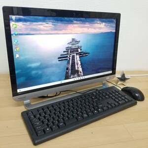 【限界価格】美品/i7/メモリ16GB/HDD2TB搭載/Webカメラ/Blu-ray/Office/スピード出荷/Win11/即使用可モニター一体型PC(D7832)