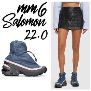 MM6 x SALOMON 23AW CROSS 22cm ブルー