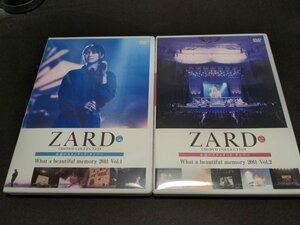 ZARD CD＆DVDコレクション 56,57 / What a beautiful memory 2011 Vol.1,2 / 2本セット / DVDのみ / ff096