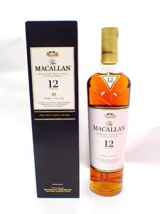 ◆◇未開栓　MACALLAN　マッカラン　12年　シェリーオークカスク　ハイランドシングルモルト　スコッチウイスキー　700ml　箱付き　◇◆