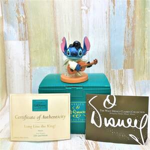 激レア★WDCC リロ＆スティッチ Lilo & Stitch エルヴィスプレスリー Stitch as Elvis★陶器製 フィギュア ディズニー Disney TDL