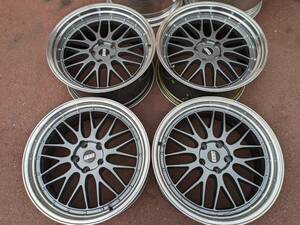 ★BBS LM風　段リム　ステップリム　深リム　メッシュ　レクサス　LS460　LS600　BMW　７シリーズ　PCD120　８．５J　１０J 広島から★　