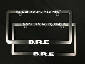 BOSOZOK B.R.E BANZAI RACING EQUIPMENT 2枚セット USサイズ 検 旧車 ハコスカ サニトラ 街道レーサー シャコタン バンザイスポーツ