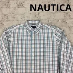 NAUTICA ノーティカ 長袖チェックシャツ