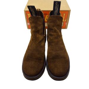 【美品】RRL Roughout Suede Congress Boot 7D ダブルアールエル ラフアウト スエード コングレスブーツ