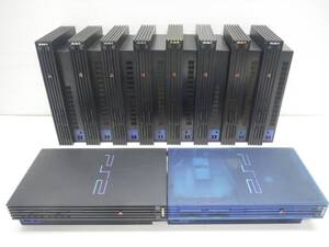 ジャンク SONY PS2 本体のみ 10台セット まとめて B（SCPH-10000 30000 35000 37000 39000RC 50000 大量 まとめ