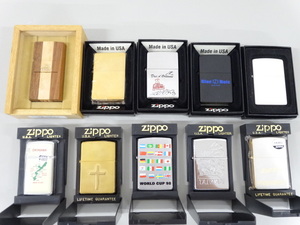 新品 未使用品 10点セット まとめて ZIPPO ジッポ SOLID BRASS レプリカ メタル貼り ウルトラライト 90