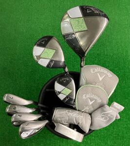 ☆レディース　Callaway Solaire クラブセット8本（キャディバッグ無し）／Wフレックス