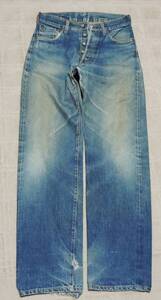 ★　EVISU＊２５０４XX＊３０ｘ３６＊Ｎｏ２＊革パッチ＊針シンチ＊水牛＊水色カモメ＊ＢＩＧＥＶＩＳ＊