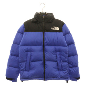 THE NORTH FACE ザノースフェイス NUPTSE JACKET ヌプシ ジップアップダウンジャケットブルー ND91841