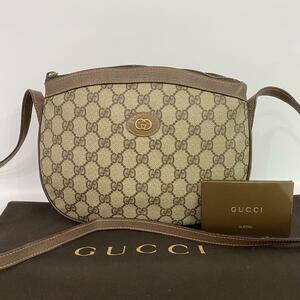 GUCCI グッチ ショルダーバッグ GG柄 GGロゴ ブラウン 6-22616