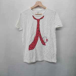 ◇ ⊂ Design Tshirts Store graniph ハローキティ 半袖 Tシャツ サイズSS ホワイト レディース E