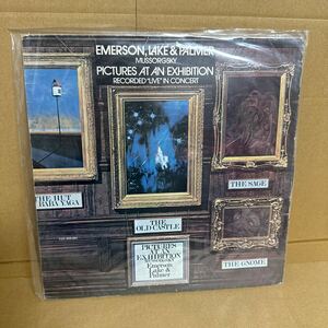 010 お宝 レア盤 稀少 レコード エマーソン・レイク＆パーマー EMERSON LAKE&PALMER 展覧会の絵 ATLP-003 LP 詳細不明 再生未確認現状品