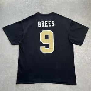 Majestic Tシャツ NFL SAINTS BREES ⑨ XLサイズ