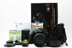 4208 【新品同様】 Nikon D750 Kit AF-S Nikkor 24-120mm f/4G ED VR ニコン デジタル一眼レフカメラ AFズームレンズ 1001