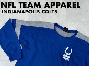 ☆送料無料☆ NFL TEAM APPAREL USA直輸入 古着 INDIANAPOLIS COLTS インディアナポリス・コルツ カットソー メンズ XS ブルー トップス 