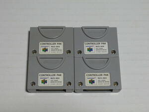 N64★ニンテンドー64/コントローラーパック☆4個セット