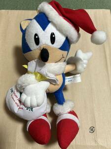 【当時モノ 1994】 ソニック Xmas SEGA セガ レア ぬいぐるみ ゲーム Sonic サンタクロース プレゼント