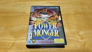 ★MD「パワーモンガー(POWER MONGER)」箱・取説・ハガキ付き/EA/メガドライブ/MEGA DRIVE/SLG/シミュレーション/レトロゲーム★