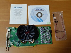 NVIDIA グラフィックボード LEADTEK WinFast PX9600GT ZL 512MB 動作未確認