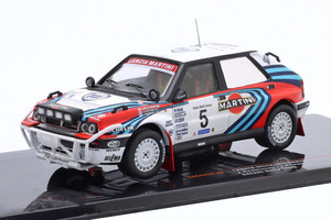 イクソ 1/43 ランチア デルタ インテグラーレ 16V #5 サファリラリー 1990 Lancia Delta Integrale J.Kankkunen/J.Piironen ミニカー