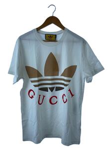 GUCCI◆Tシャツ/S/コットン/WHT/総柄/548334