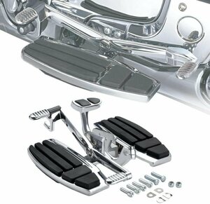 クラッシュバーガード For Goldwing 1800F6B2001-2017モーターサイクルドライバーフロアボードブレーキレバーペダルキット用 リアセッペダ