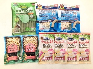 【送料無料】9個セット！ホワイデント 低脂肪 繊維で歯みがき はちみつボーロ とりぷるーん 犬 おやつ ◆賞味期限 2024年12月