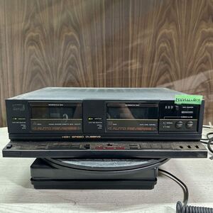 MYM11-410 激安 カセットデッキ SANSUI 33CD-R DOUBLE REVERSE CASSETTE DECK 通電OK 中古現状品 ※3回再出品で処分