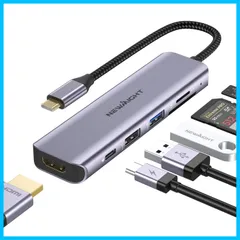 【在庫処分】USB C ハブ 6-in-1アダプタ hdmi type-c ドッキングステーション PD 100W 急速充電ポート 4K@30HZ USB3.0 高速データ転送 SD/TFカード マルチディスプレイ Macbook proなど対応 轻量 (グレ