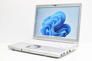 1円スタート ノートパソコン Windows11 Panasonic レッツノート CF-SV7 DVDマルチ 第8世代 Core i5 SSD256GB メモリ8GB Windows10 カメラ