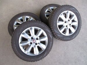 フィアット 500 純正 14インチ アルミホイール 175/65R14 スタッドレスタイヤ付き 4本セット 中古