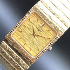 ◆時計◆『WH-11479』★LONGINES(ロンジン)★L7.867.2★ゴールドブレス一体型★稼働品★電池交換済★