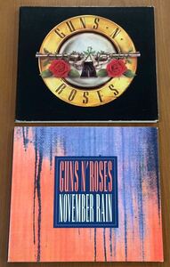 USオリジナルPromotional Copy ２枚 Guns N’ Roses “November Rain””Welcome to the Jungle”中古美品