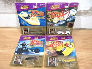 2J3-2「未開封 JOHNNY LIGHTNING PEED RACER マッハGoGoGo 全4種」ミニカー タツノコプロ 1997年 ジョニーライトニング 現状品 